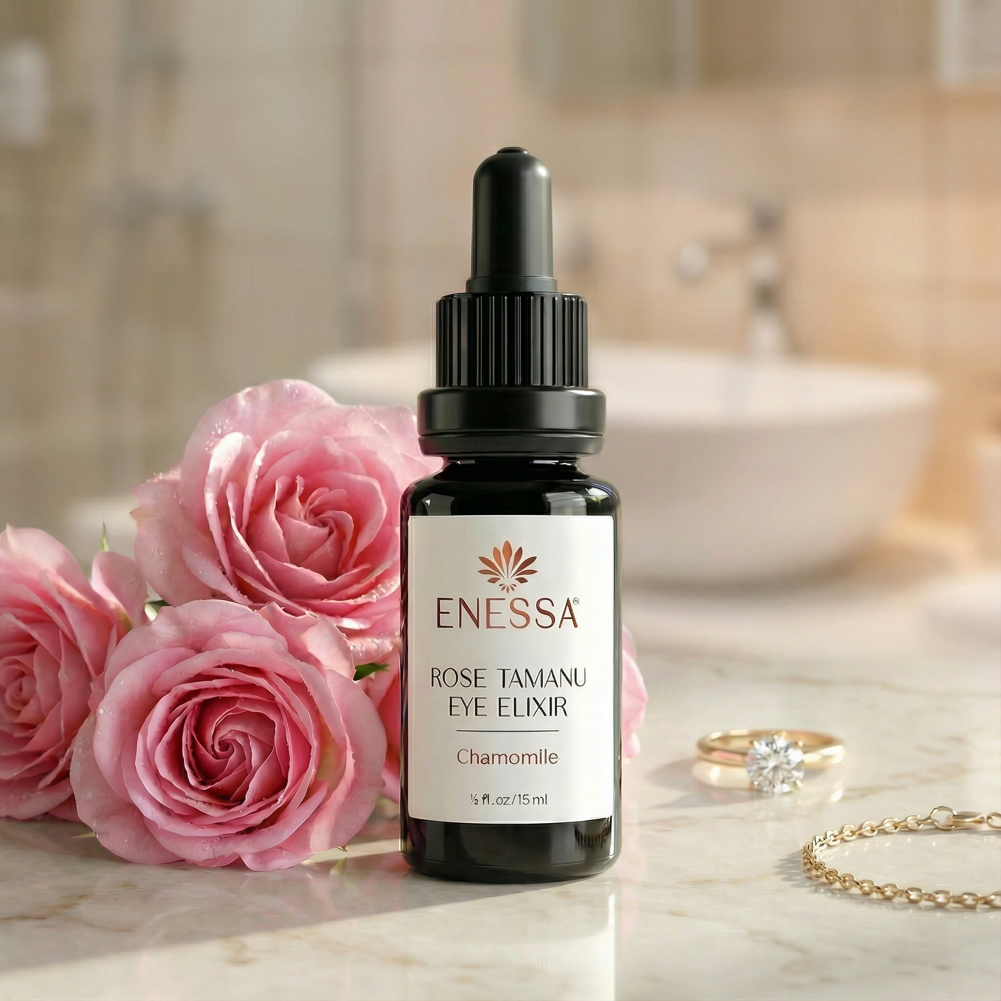 Rose Tamanu Eye Elixir - Enessa Organic Skin Care