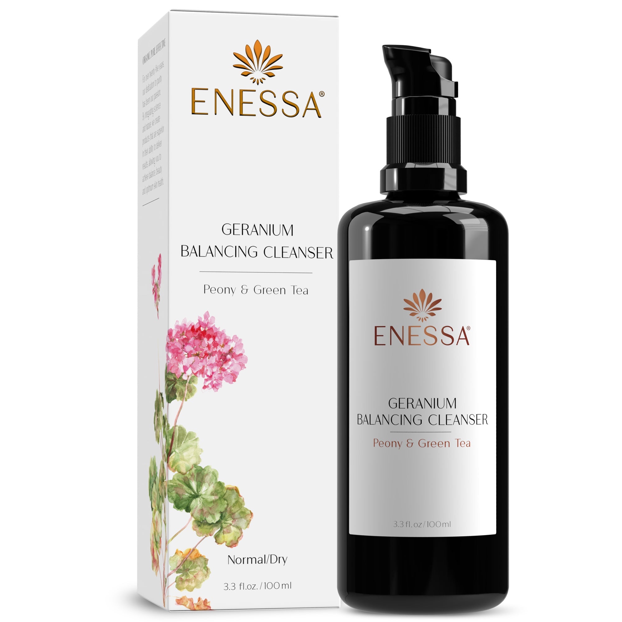 Geranium Balancing Cleanser - Enessa Organic Skin Care
