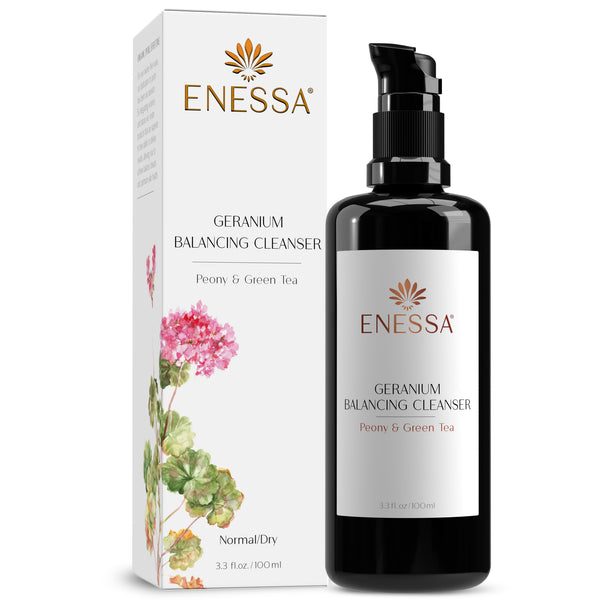 Geranium Balancing Cleanser - Enessa Organic Skin Care