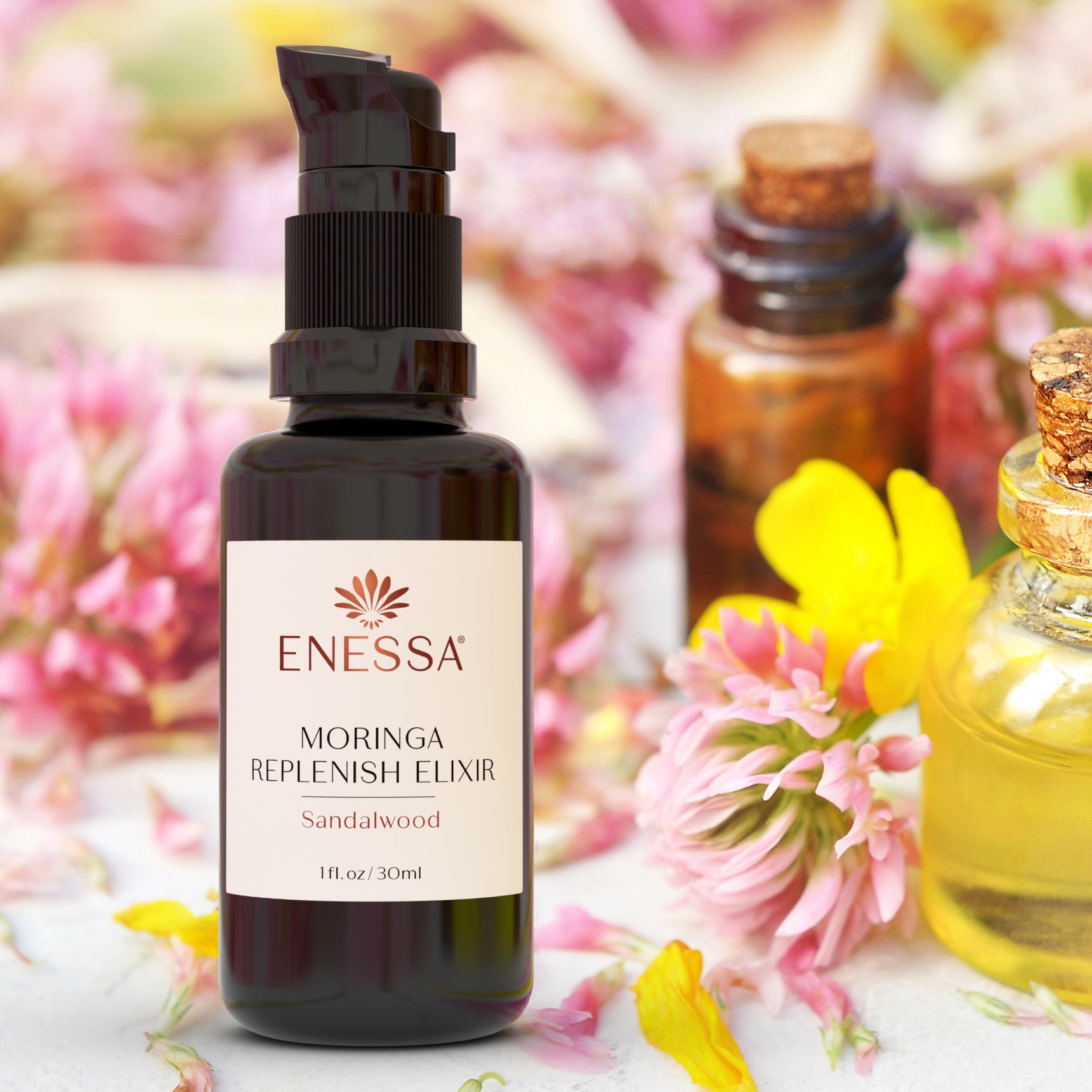 Moringa Replenish Elixir - Enessa Organic Skin Care