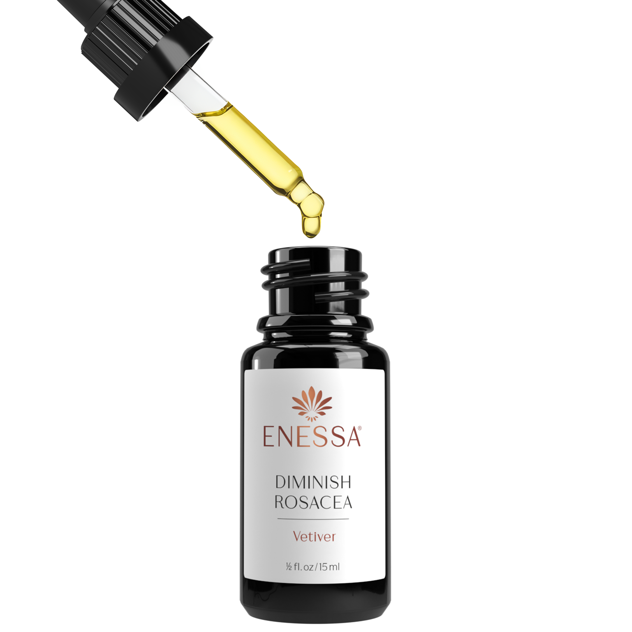 Diminish Rosacea with dropper
