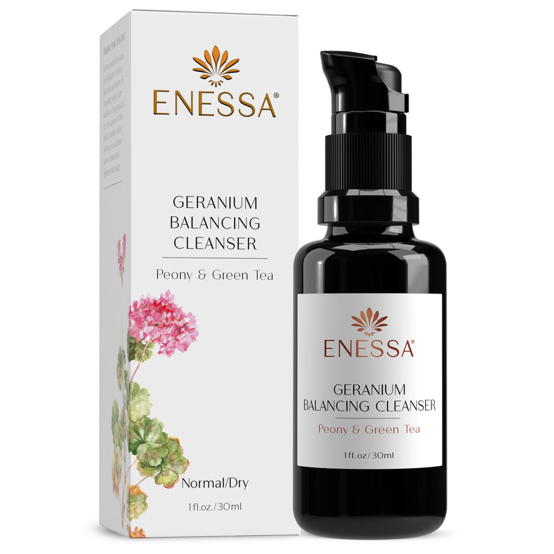 Geranium Balancing Cleanser- Travel - Enessa Organic Skin Care