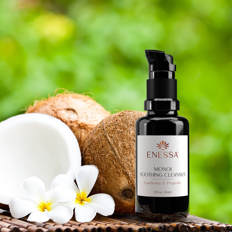 Monoi Soothing Cleanser- Travel - Enessa Organic Skin Care