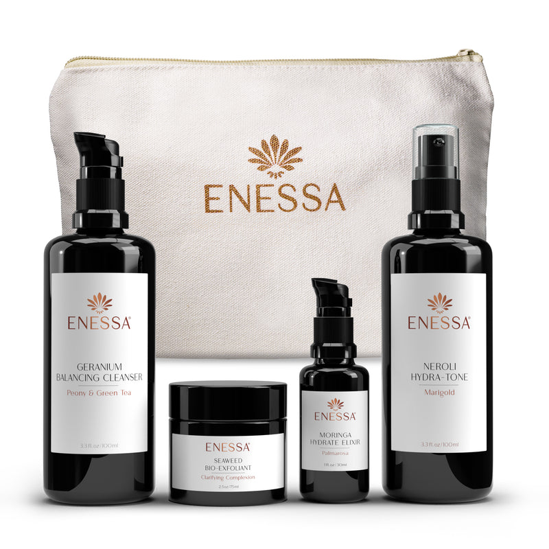 Essential Skin Care Kit-Hydrate - Enessa Organic Skin Care