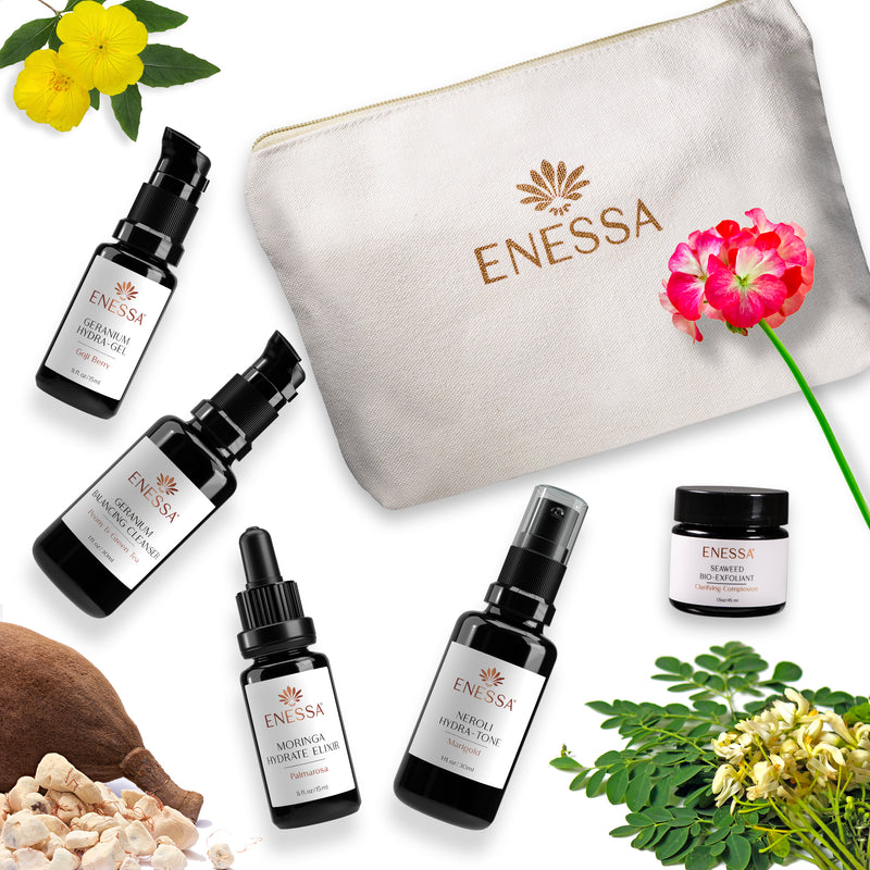 Hydrate Skin Care Kit-Travel - Enessa Organic Skin Care