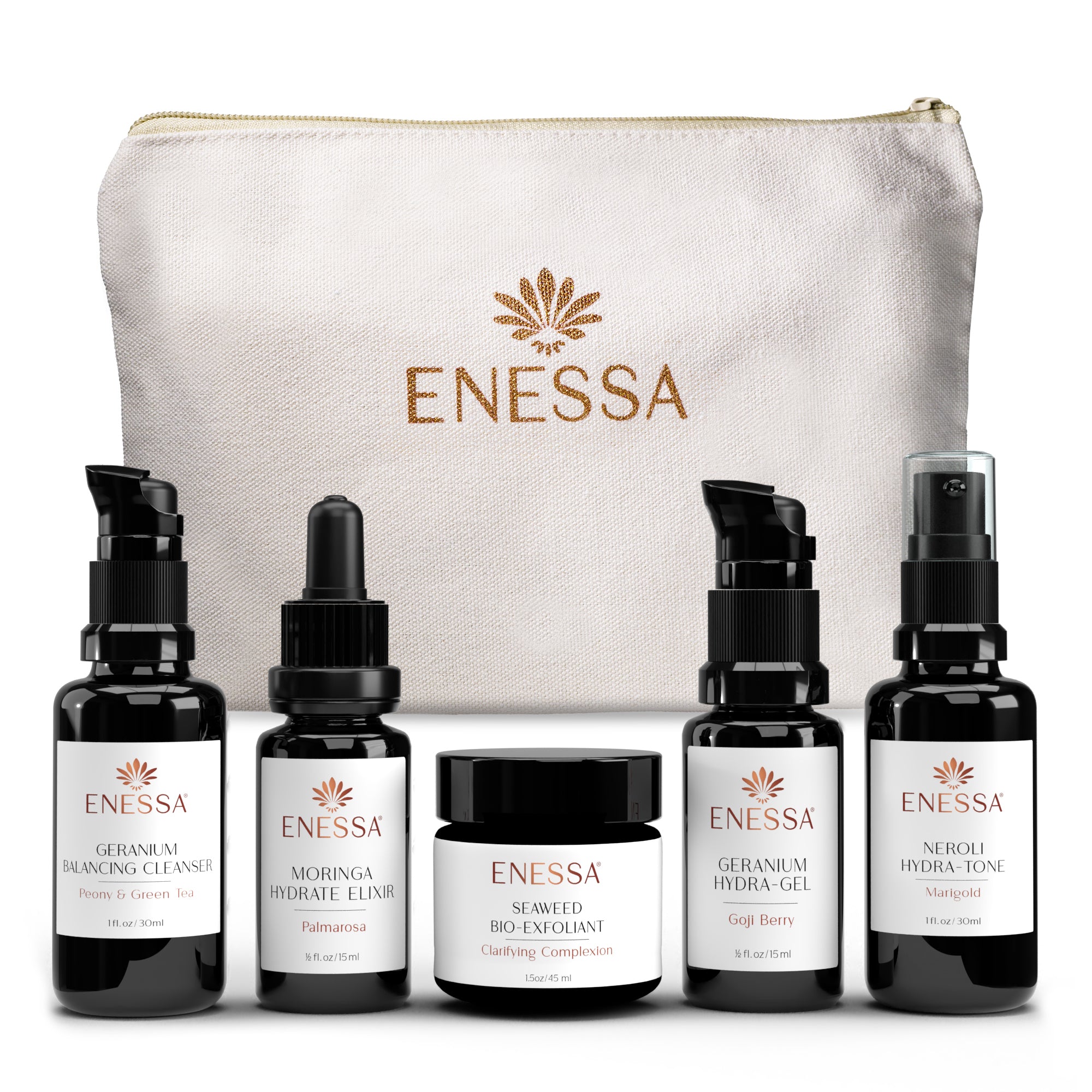 Hydrate Skin Care Kit-Travel - Enessa Organic Skin Care