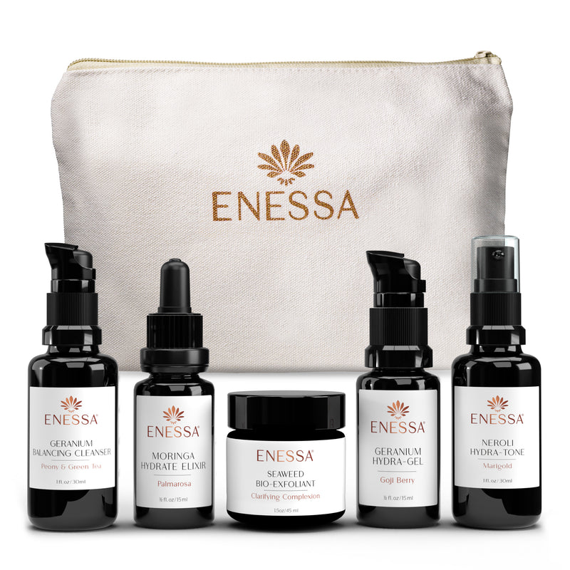 Hydrate Skin Care Kit-Travel - Enessa Organic Skin Care