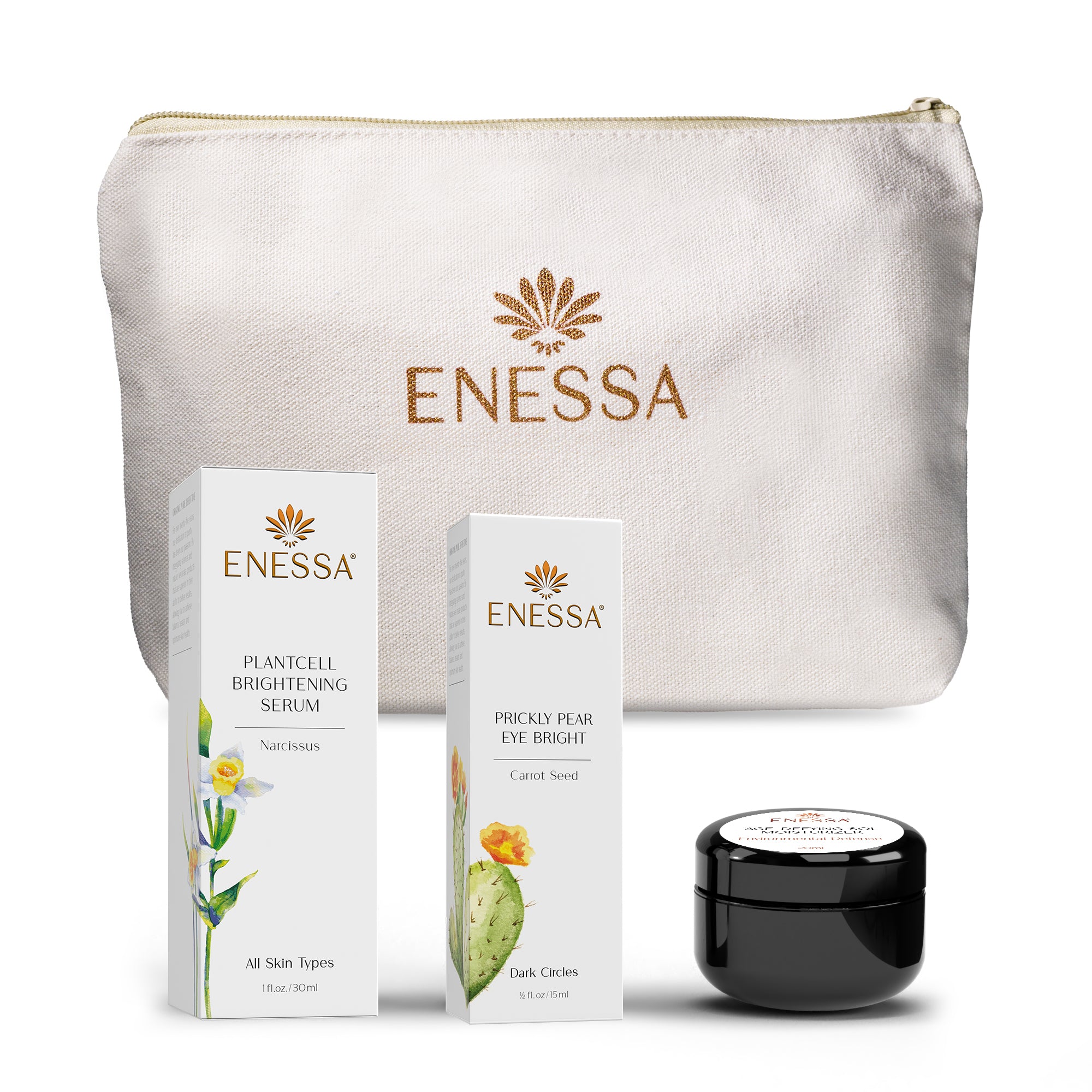 Ultimate Skin Brightening Kit with canvas bag